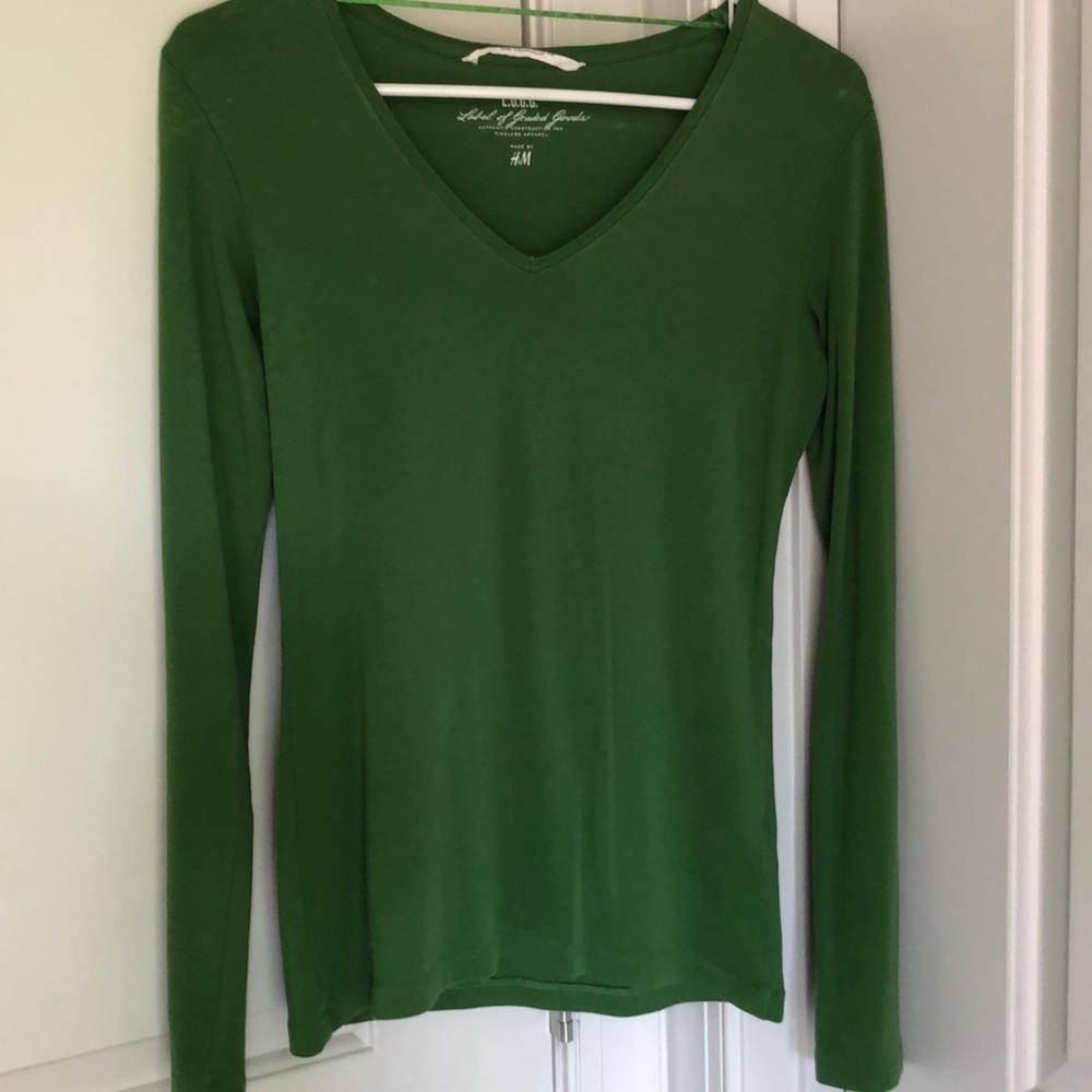 L.O.G.G. By H&M Green Long Sleeve - Sz. M